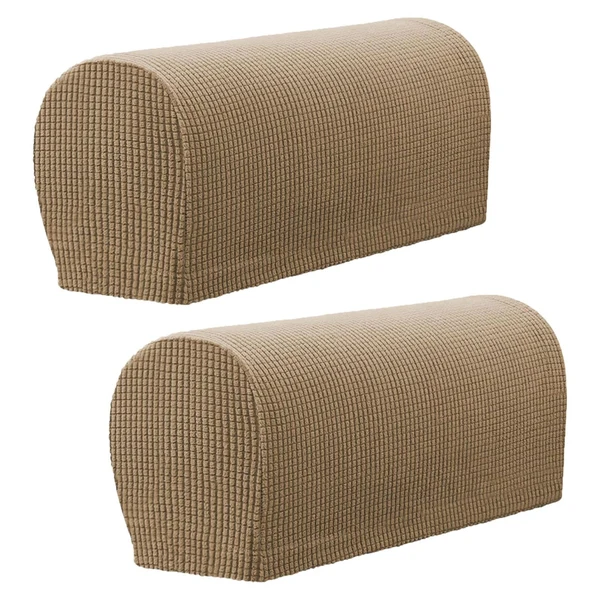 Consistent Maxbell 2Pcs Stretch Sofa Armrest Cover Chair Armrest Protector for Armchair Couch Luxury