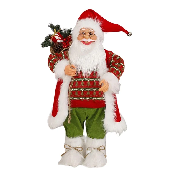Outstanding Maxbell Standing Santa Claus Doll Christmas Decoration Collectible Cute Size S Safe