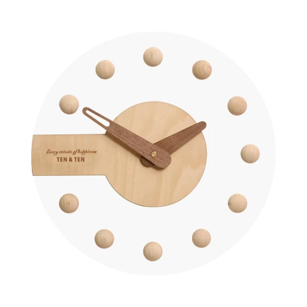 Top-Quality Minimalist Clocks Large Wall Clock for Living Room Hotel Office 12inch Long-Lasting