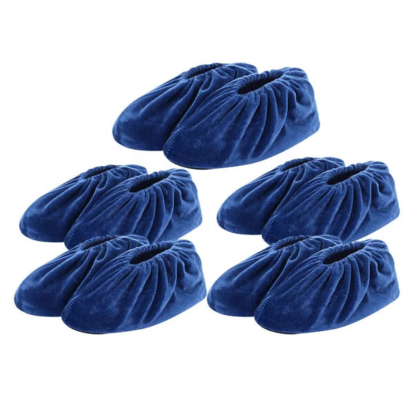 Breathable Maxbell Flannel Shoes Covers Dust Proof Washable for Office Estate Contractors blue Effective
