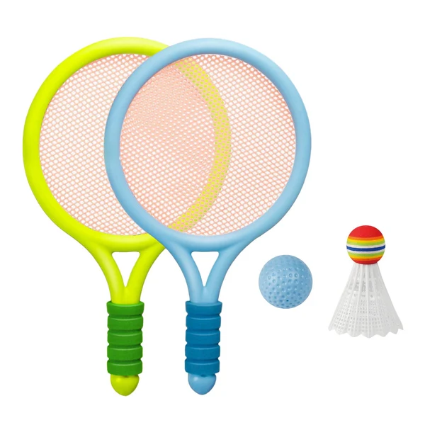 Breathable Maxbell Durable Children's Badminton Tennis Set Ball Shuttlecock Racket for Training Blue Green Excellent