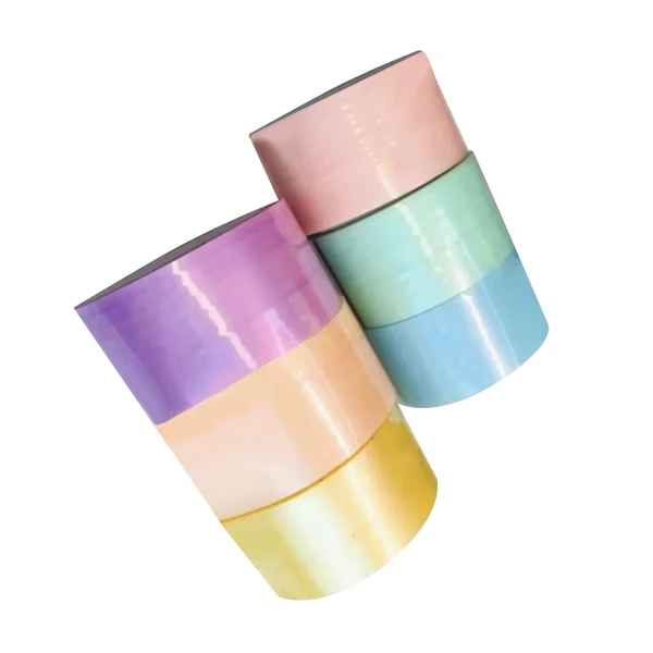 Sophisticated Maxbell 6Pcs Sticky Ball Rolling Tape Funny Crafts Adhesive for Relaxing Party 4.8cm Reusable