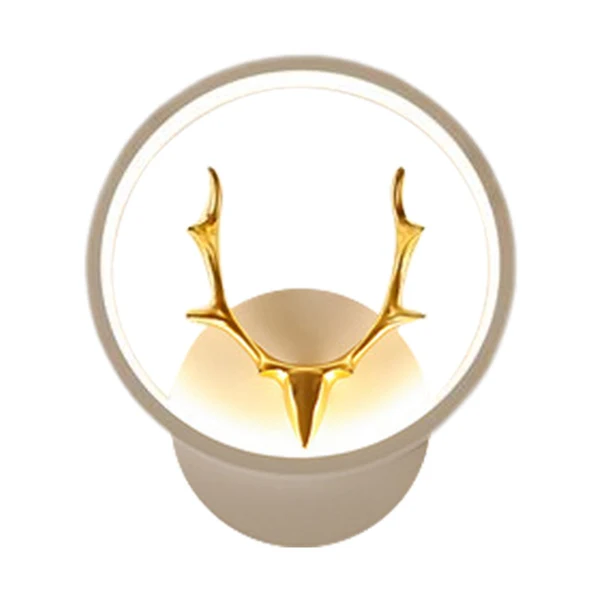 Versatile Maxbell Wall Lamp Dimmable Decor LED with Switch Modern Color Warm 20x23cm Relaxed