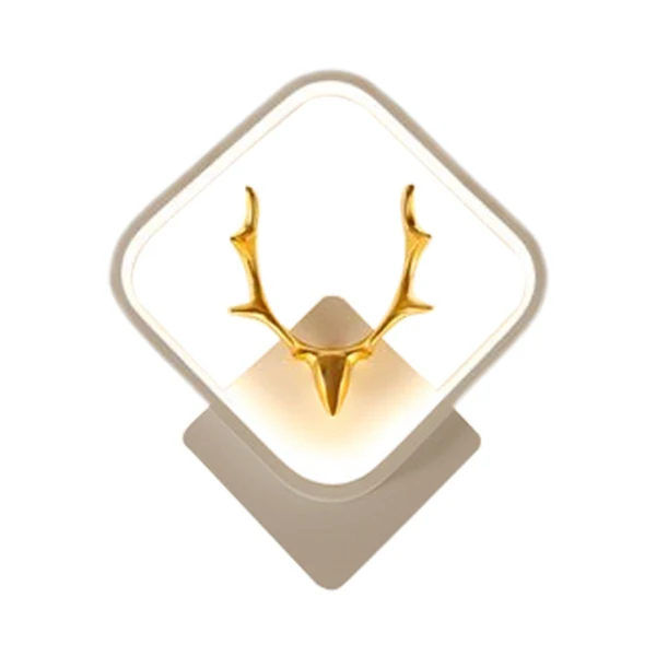 Expertly Made Maxbell Wall Lamp Dimmable Decor LED with Switch Modern Color Warm 24.5x29cm High-Performance