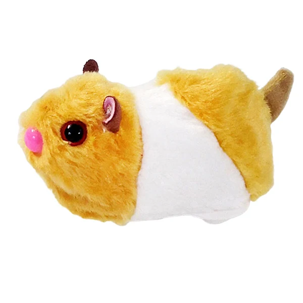 Casual Maxbell Plush Toys istic Interactive Electric Cat Toy for Pets Kittens Gift Yellow Hamster Premium