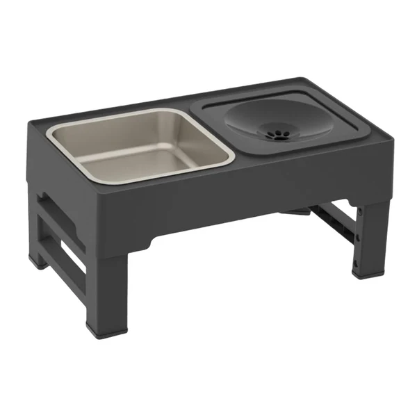 Superior Maxbell Kitten Food Bowl Feeding Dish for Large Medium Small Dogs Home Outdoor Use Feeder Bowl black Natural
