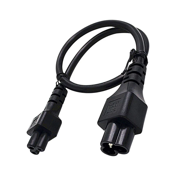 Verified Maxbell 3Pin C6 to C5 PC Power Cord Cable 0.6M 2ft for Laptop Computer Scanner Healthy