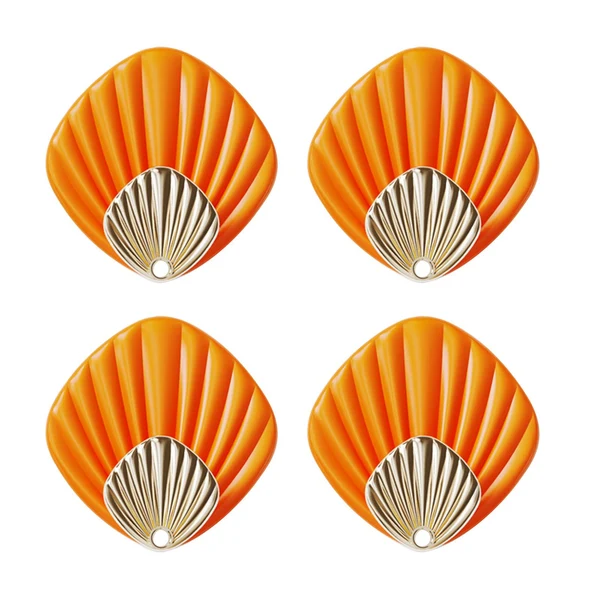 Durable Maxbell 4 Pieces Creative Wall Mounted Hooks Sticky Hook for Bathroom Bedroom Decor Orange Minimalist