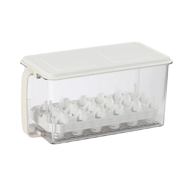 Verified Maxbell Egg Fresh Storage Box Eggs Storage Container for Cabinet Restaurant Kitchen 30.5cmx16cmx15.5cm User-Friendly