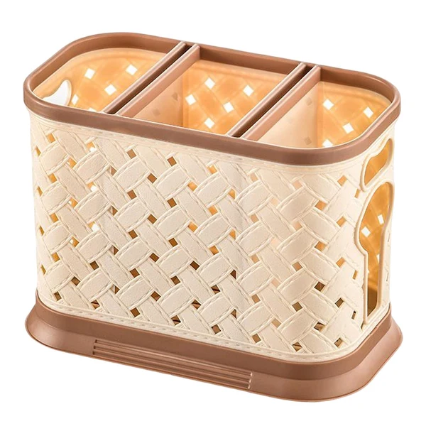 User-Friendly Maxbell Cutlery Spoon Fork Storage Rack Tableware Divider Flatware Drying Shelf Beige L Environmentally Friendly