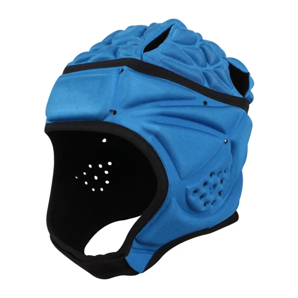 Crafted Maxbell Football Hat Head Protector Hockey Adult Youth Rugby Headgear BLue Efficient
