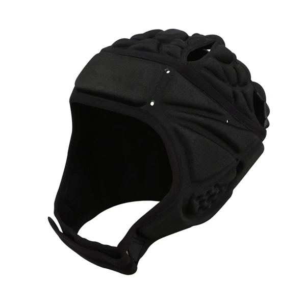 Practical Maxbell Football Hat Head Protector Hockey Adult Youth Rugby Headgear Black First-Class