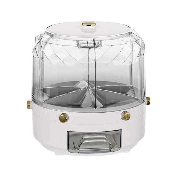 World-Class Maxbell Ce Dispenser Container Ce Top Pantry Oatmeal Food Storage Organizer White Artisan