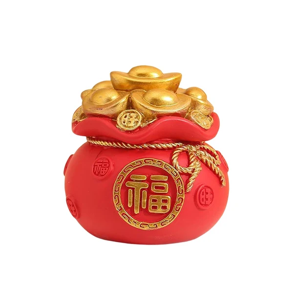 Breathable Maxbell Chinese Money Figurine Lucky Tabletop for Spring Festival Indoor Decoration Smart