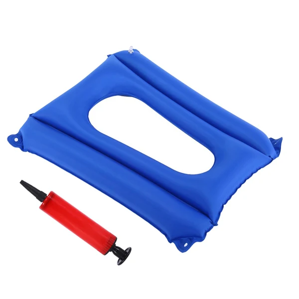 Top-Quality Maxbell Portable Toilet Chair Pad Reusable Inflatable for Bedroom Bathroom Adults PVC Dependable