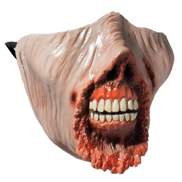 Clean Maxbell Halloween Mask Creepy Thriller Rotten Face Monster Evil for Carnival Dress Verified