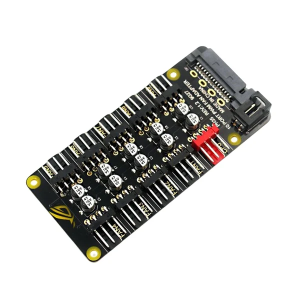 Trendy Maxbell PWM hub 4 Pin 3Pin Power Cable Extended for Computer Cooler Fans Professional