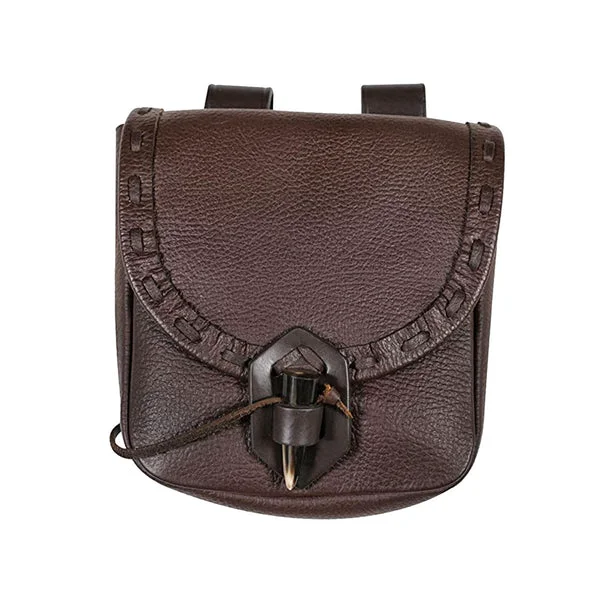 Convenient Maxbell Medieval Belt Pouch Durable Fanny Pack Purse Costume Accessories Brown Organic