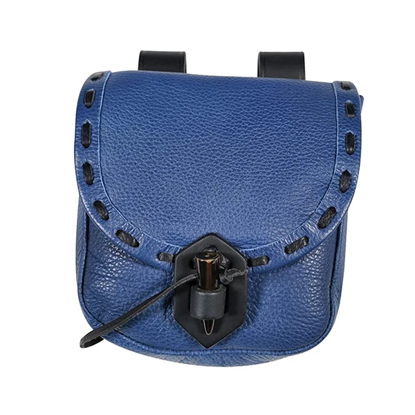 World-Class Maxbell Medieval Belt Pouch Durable Fanny Pack Purse Costume Accessories Blue Elegant