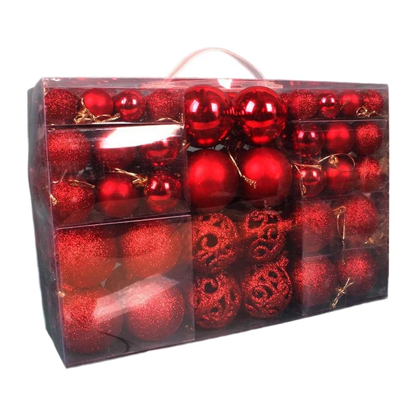 Innovative Maxbell 100Pcs Christmas Ball Ornaments Tree Decoration Engagement Festive Red Effective