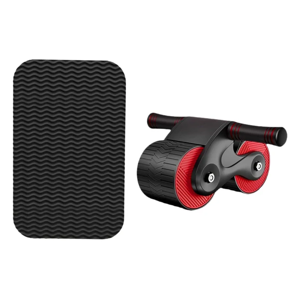 Certified Maxbell Abdominal Roller Exercise Waist Trainer Non Slip ABs Wheel Roller for Unisex Red Fine Crafted