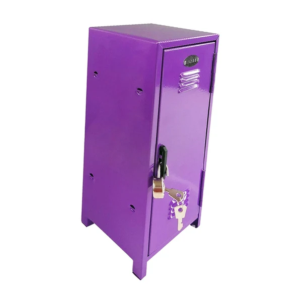 Certified Maxbell Small Makeup Storage Cabinet Vertical File Cabinet for Cotton Pad Entryway Purple Pure