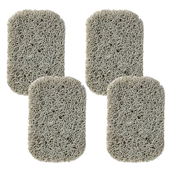 Sustainable Maxbell PVC Soap Saver Self Draining Accessory Nonslip Porous for Sink Bath grey Enhanced