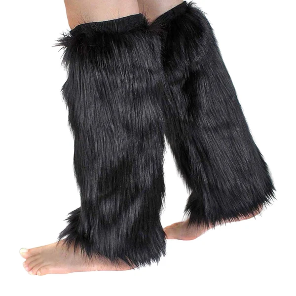 Versatile Maxbell Leg Warmers Anime Harajuku Fashion for Cosplay Costume Santa Christmas black High-Performance