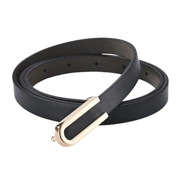 Certified Maxbell Women Leather Belt Skinny Waist Belt Clothing Jeans Pants Costume Casual Black Dependable
