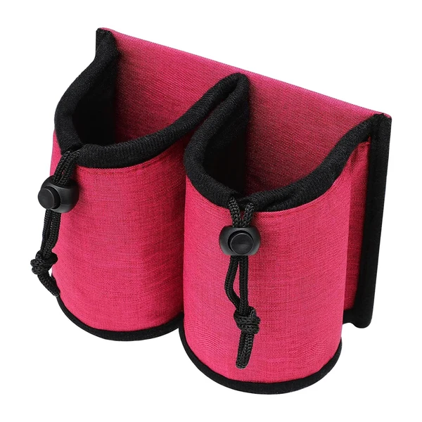 Modern Maxbell Luggage Travel Cup Holder Bottle Holder Beverages Drink Caddy Pouch Men Women red Authentic