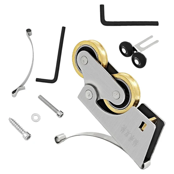 Casual Maxbell Double Wheel Pulley Rustproof Sliding Window Roller for window Style D Advanced