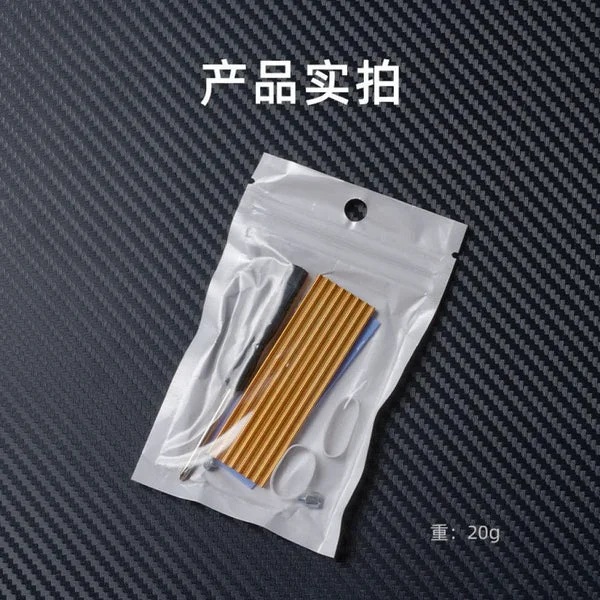 Verified Maxbell M.2 2280 SSD Heatsink Aluminum Alloy Lightweight Easy to Install Durable Gold Sophisticated