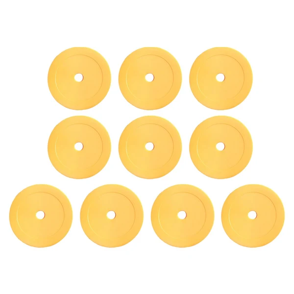 Elegant Maxbell 10Pcs Flat Cones Non Slip Training Spot Markers for Boxing Baseball Soccer Orange Detailed