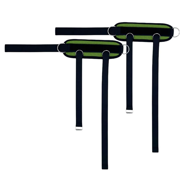 Artisan Maxbell Portable Ankle Straps Leg Glute Workouts for Weight Lifting Bodybuilding Gym Green 2pcs Efficient