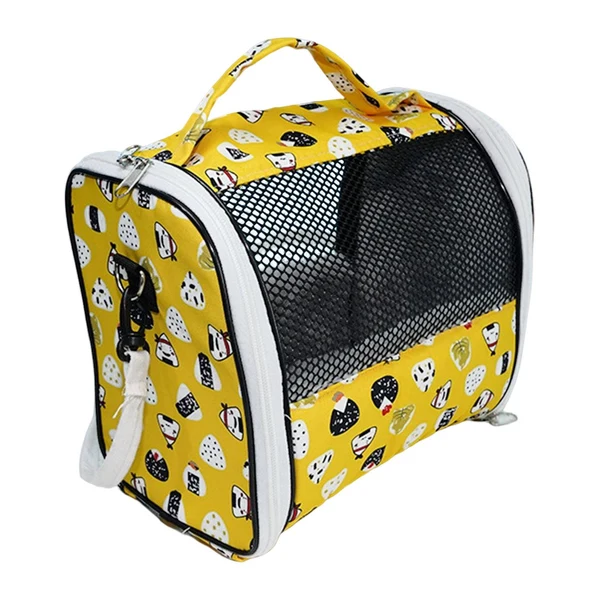 Natural Maxbell Hamster Carrier Guinea Pig Travel Bag Traveling Handbag Small Animals Tote Yellow Consistent