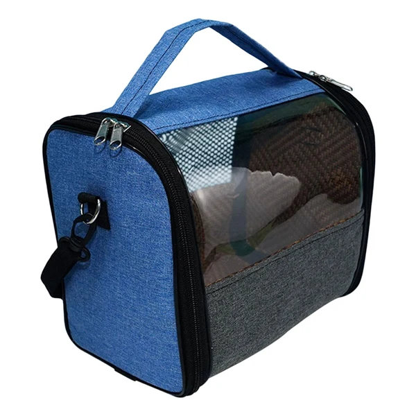 Durable Maxbell Hamster Carrier Guinea Pig Travel Bag Traveling Handbag Small Animals Tote Blue Environmentally Friendly