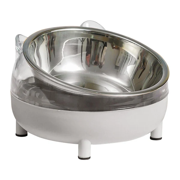 Functional Maxbell d Cat Bowls Small Medium Large Dog Drinking Dispenser Raised Dish Gray Smart