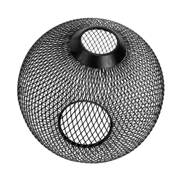 Convenient Maxbell Metal Pendant Lamp Shade Wrought Iron Wire Lampshade for Cafe Decoration Round Smart