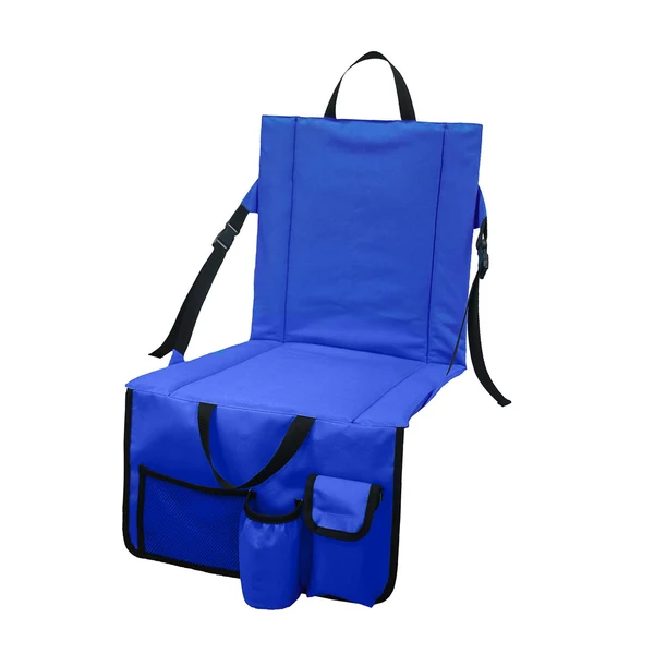 Healthy Maxbell Foldable Stadium Chair Camping Seat Cushion Outdoor Lightweight Travel Blue World-Class