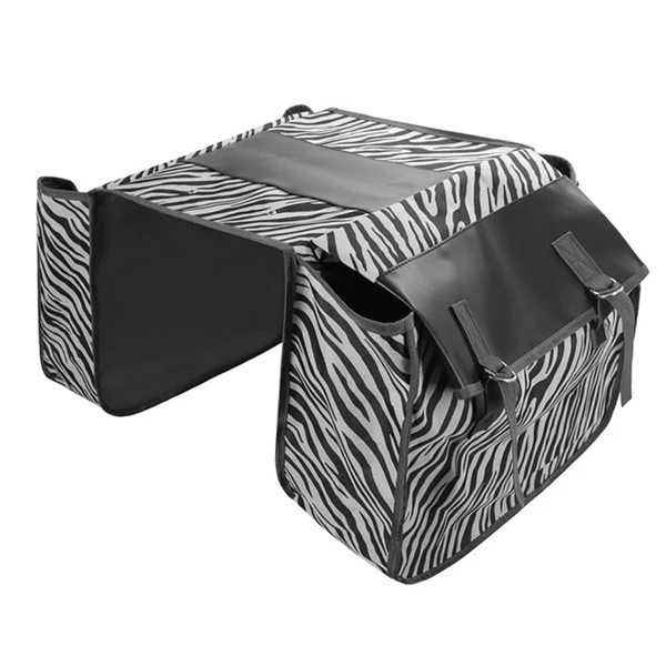Detailed Maxbell MTB Bike Panniers Bag Storage Shoulder Bag for Cycling Mountain Travel zebra Exclusive