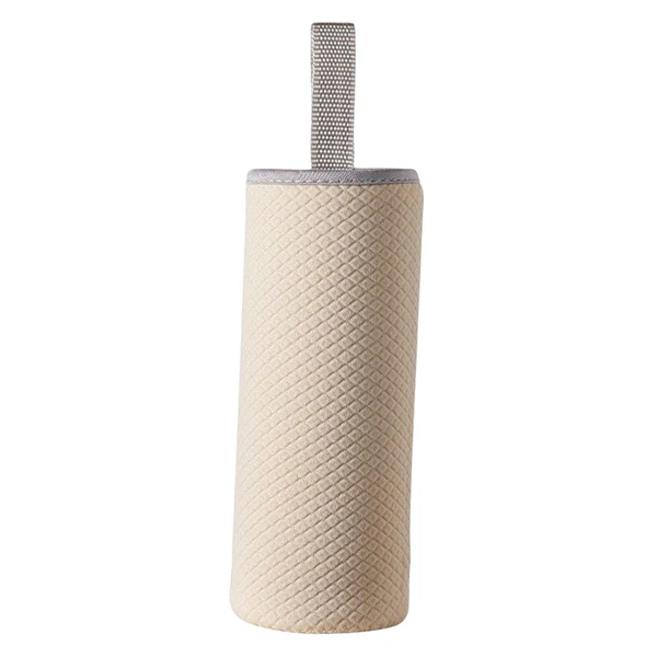 Versatile Maxbell Neoprene Water Bottle Carrier Bag Cup Sleeve Holder Embossed 550ml Beige Breathable