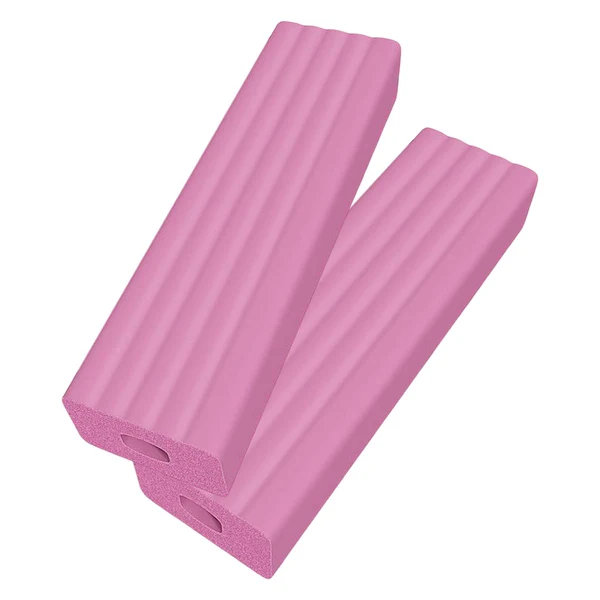 Smooth Maxbell Foam Rubber Barbell Cushion Pads Holder Equipment for Home Office Pink Healthy