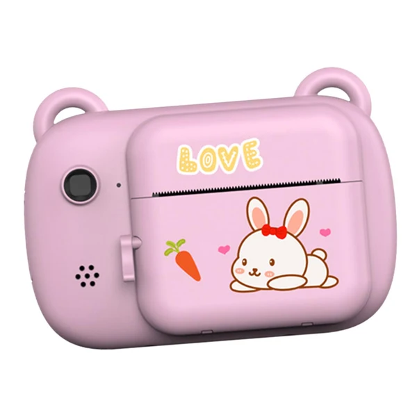 High-Performance Maxbell Children Digital Instant Print Camera Durable for Birthday Gift Student Pink Verified