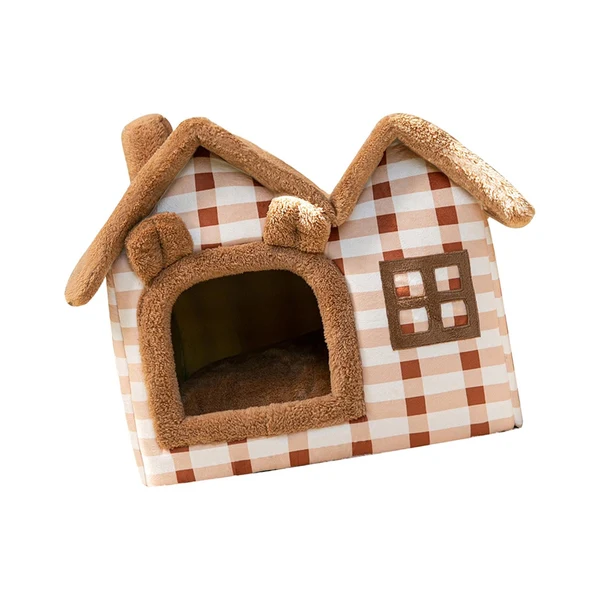 Fine Crafted Maxbell Cat Sleeping Bed Washable Anti Slip Breathable Cushion Cat Accessories brown Classic