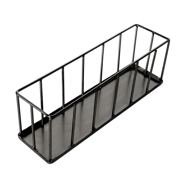 Quality Maxbell Hollow Rectangle Tortoise Feeder Pet Reptile Food Dispenser Tool Accessories Black Casual