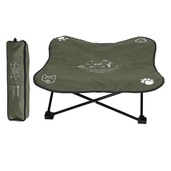 High-Quality Maxbell Portable d Pet Bed Washable Collapsible Camp Bed for Traveling Green Elegant
