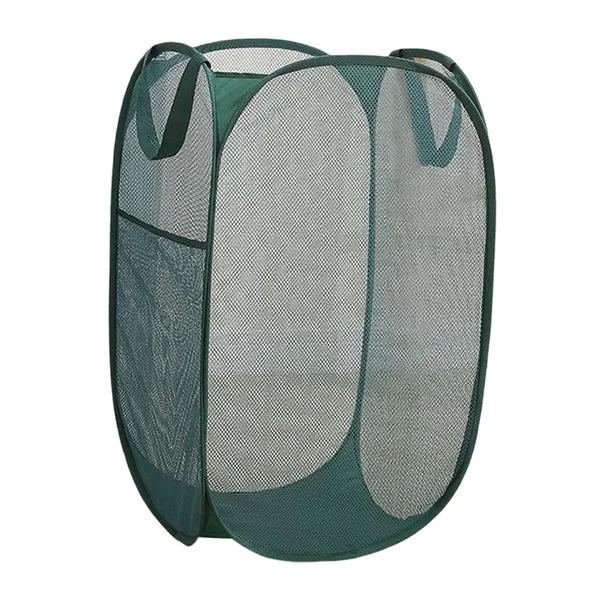 Crafted Maxbell Foldable Toy Storage Basket Dirty Clothes Bag for laundry Room Bedroom Green Professional
