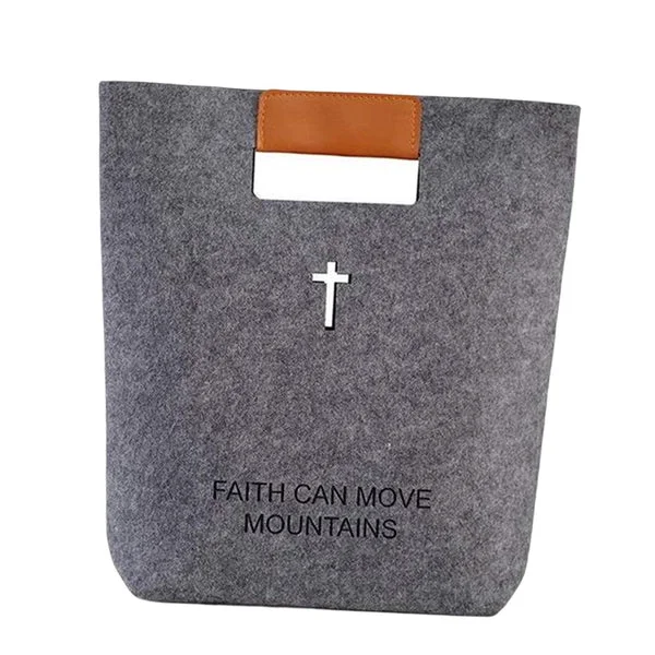 Carefully Designed Maxbell Felt Tote with Handle Handbag Church Bible Carrying Case Christian Gifts Elite