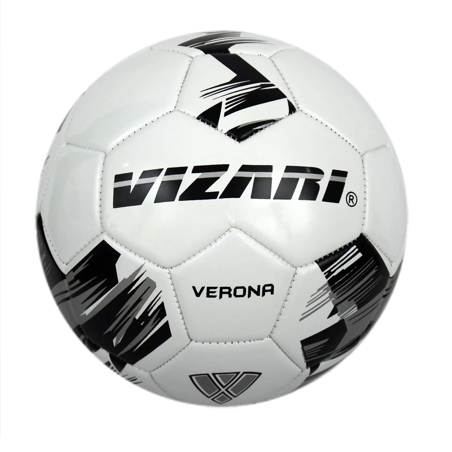 Smooth Vizari Verona Soccer Ball for Kids Youth Adults - Size 3 4 5 - Practice Match Indoor Outdoor Soccer Ball for Boys Girls Pack of 1 6 12 Original