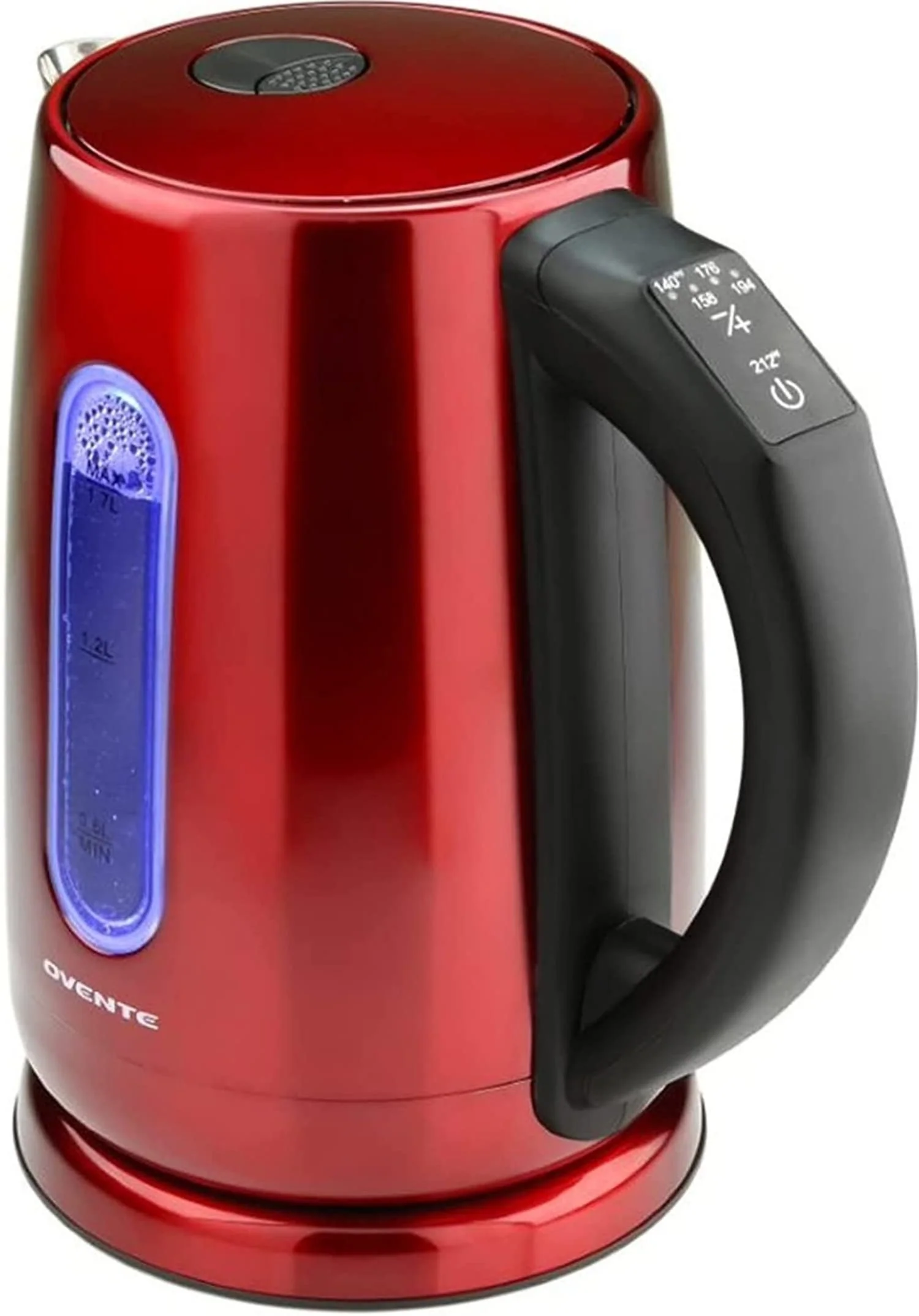 Trendy OVENTE Electric Kettle 1.7L Stainless Steel Water Boiler and Heater with 1100W Power Temperature Control Keep Warm Function Auto Shut-Off… Crafted